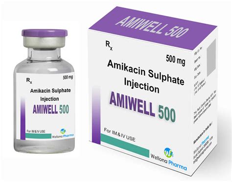 Amikacin injection or inhalation antibiotic uses, dose & side effects