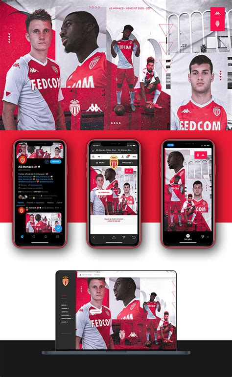 AS MONACO | HOME KIT 2020 - 2021 on Behance