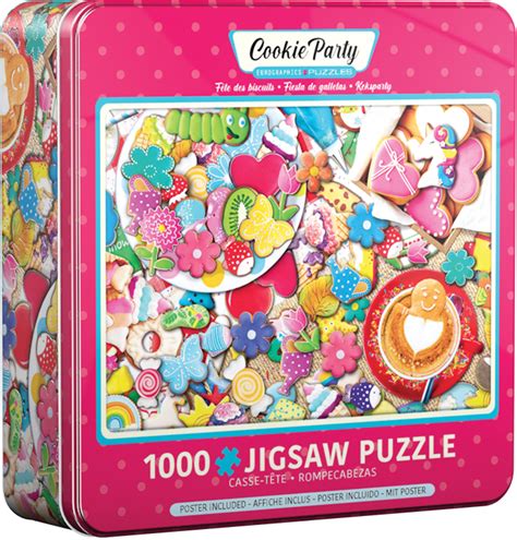 Puzzle Metalldose Cookie Party Eurographics 8051 5605 1000 Teile