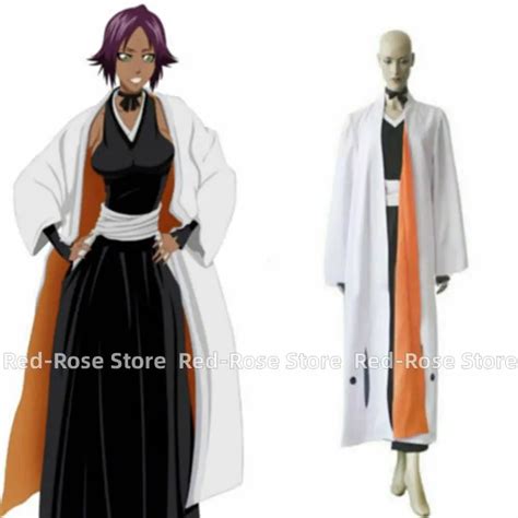 Anime Bleach 2th Yoruichi Shihouin Cosplay Costume Full Set Halloween Costumes Aliexpress