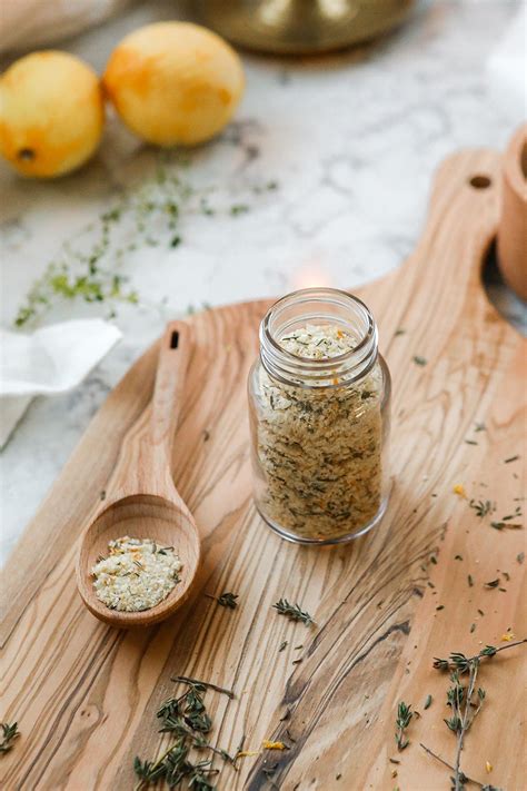 How To Make Infused Salt With Lemon Thyme Sea Salt Recipe