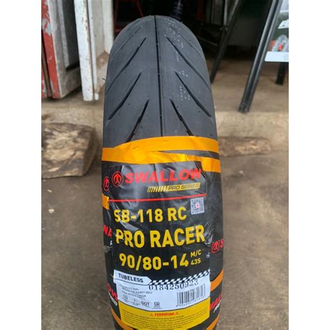 Jual Ban Tubless 90 80 14 Swallow Pro Racer SB118 Soft Compound