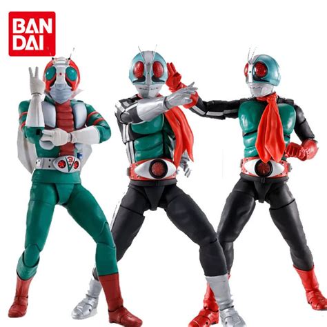 Bandai Original Shf Kamen Rider New No 2 1 Kamen Rider V3 18cm 50th Anime Action