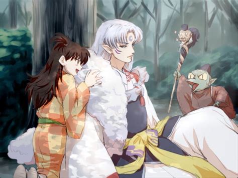 Sesshomaru And Rin With Jaken From Inuyasha Inuyasha Anime Imagem