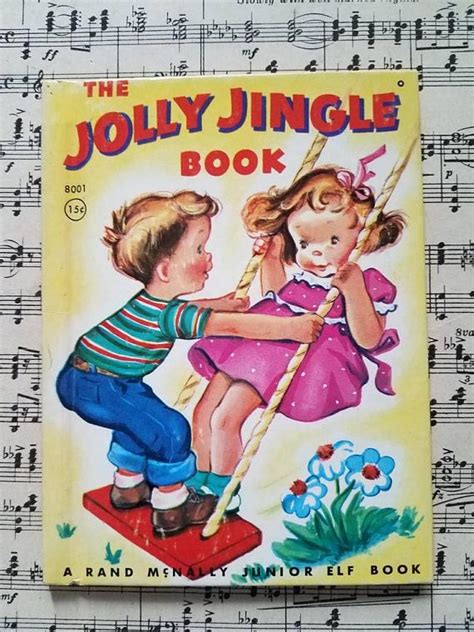 Adorable Mid Century Childrens Book The Jolly Jingle Book Etsy