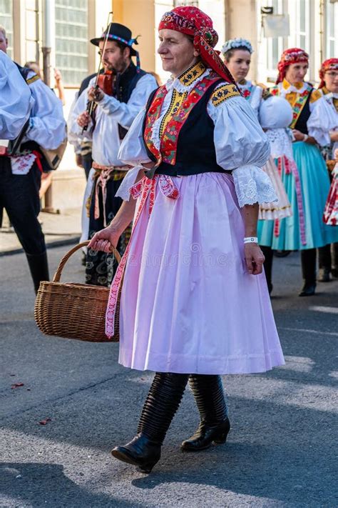 Traditional Folk Costume at Cultural Parade Editorial Stock Photo ...