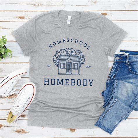 Homeschool Homebody Shirt Homeschool Mama Shirt Homeschool Etsy