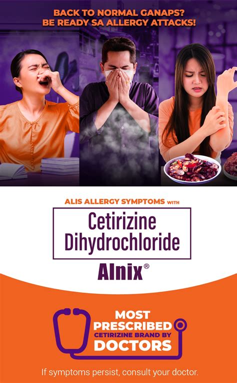 Alnix® Tablet Allergy Care Product Feature