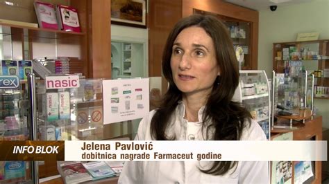 Jelena Pavlovi Dobitnica Nagrade Farmaceut Godine Youtube