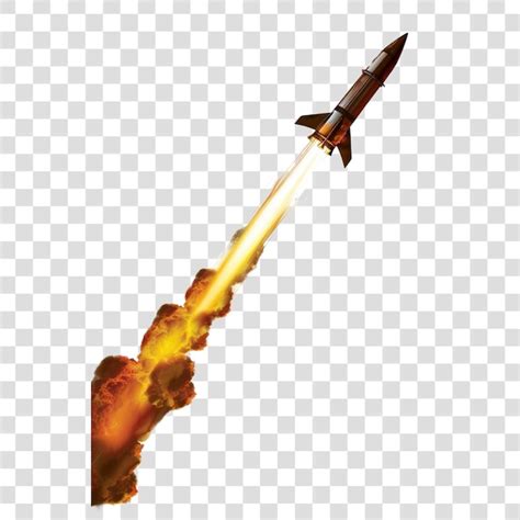 Png Rocket Launching Into Space Premium Ai Generated Psd