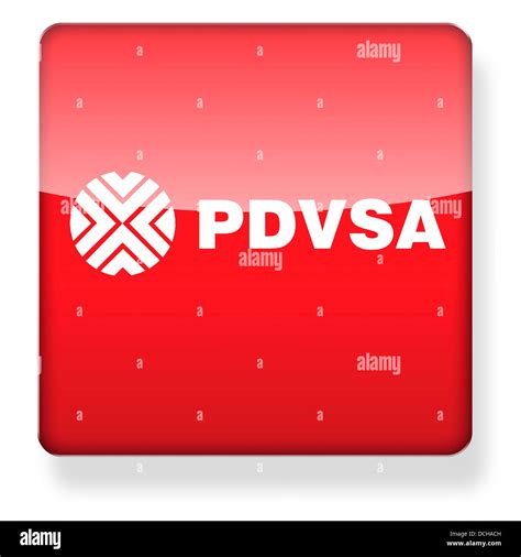 PDVSA logo as an app icon. Clipping path included Stock Photo - Alamy