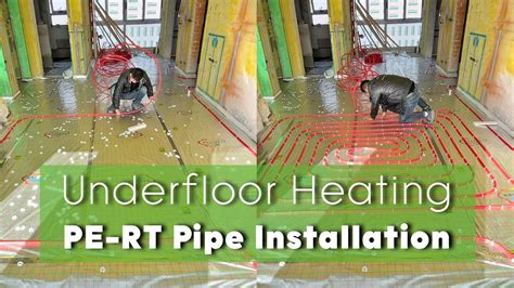 Underfloor Heating PE RT Giacomini Pipe Installation Home Renovation