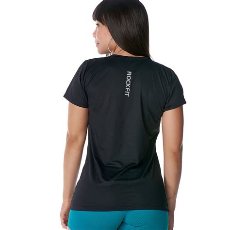 Camiseta Dry Fit Feminina Preta