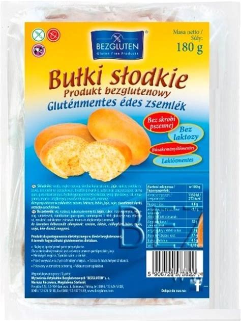 Bezgluten Bułki Słodkie 180G Bezgluten - Ceny i opinie - Ceneo.pl