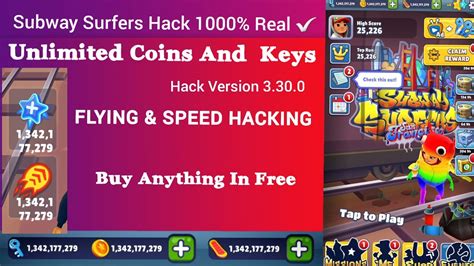 Unlimited Keys Coins Subway Surfers Hack Mod Menu V