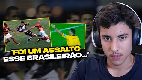 REACT DO RENATINHO ERROS DE ARBITRAGEM CONTRA O VASCO YouTube