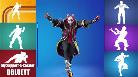 Drift Style Stage 5 All Emotes And Dances In Fortnite Youtube