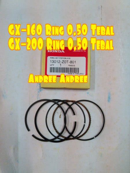 Jual Ring Piston Mesin Honda Gx Gx Size Tebal Original