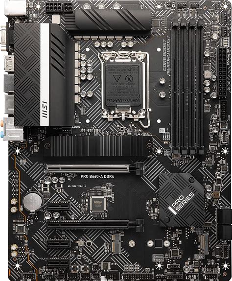 Motherboard MSI PRO B660 A DDR4 ATX LGA1700 Versus Gamers