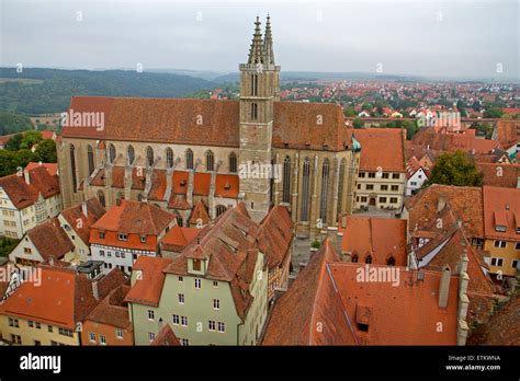 St Jacob S Church St Jakobskirche In Rothenburg Ob Der Tauber Stock