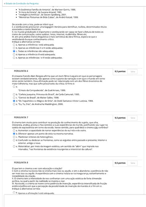 Estudos Disciplinares Ix Cinema E Educa O Question Rio Unidade I