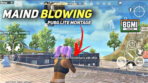 Mind Blowing 😱🔥 Bgmi Lite 1v4 Gemplay Pubg Mobile Lite Youtube