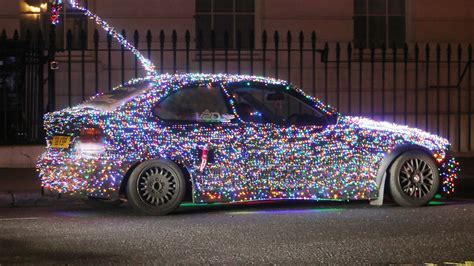 Incredible Bmw Completely Covered In Christmas Lights Wows Shoppers In London S West End The