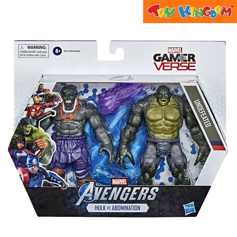 Marvel Avengers Gamerverse Hulk Vs Abomination Packs Inch Playset