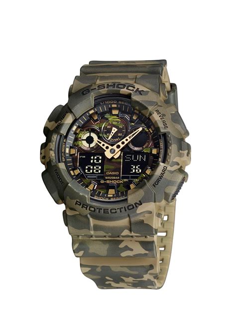 G-shock Camouflage Chrono Watch in Green for Men | Lyst