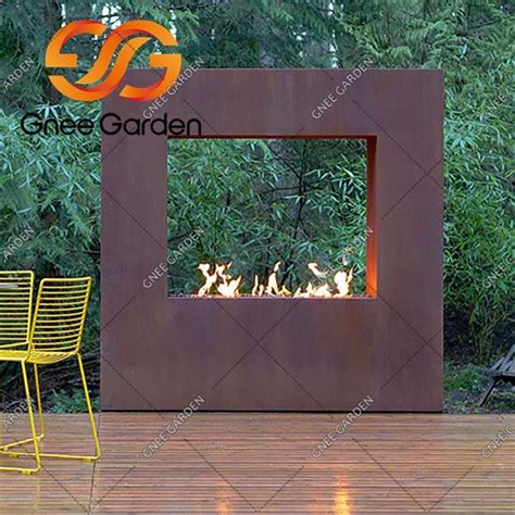 Kina Tilpasset Corten Steel Custom Outdoor Peis Produsenter