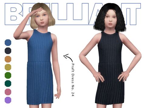 The Sims Resource Dress No 24 Dress Sims 4 Clothing Sims Resource