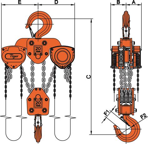 Procb Tcb Professional Chain Block Tiger Lifting