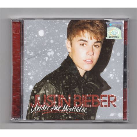 Justin Bieber Under The Mistletoe Deluxe Cd Dvd Shopee Malaysia