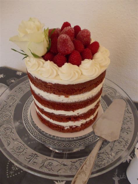 Chachou La Cr Me Red Velvet Naked Cake Aux Framboises