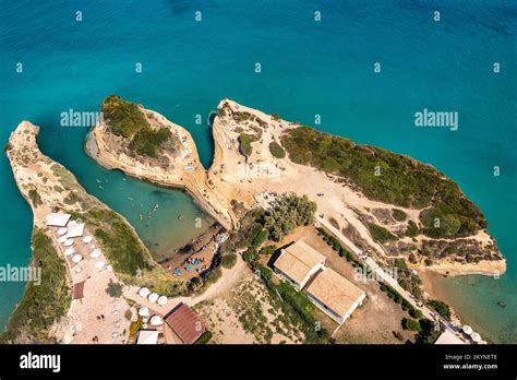 Famous Canal D Amour In Sidari Corfu Island Greece Famous Canal D