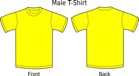 Yellow T Shirt Clip Art At Vector Clip Art Online Royalty Free And Public Domain