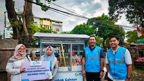 Dukung Pengembangan Umkm Ybm Pln Salurkan Bantuan Gerobak Cahaya Di