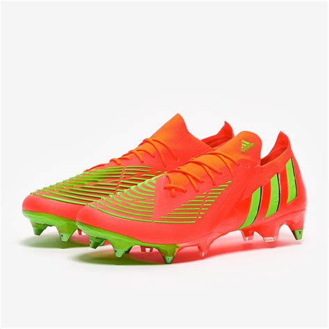 Adidas Predator Edge Low Sg Rojo Team Solar Verde Negro Terreno