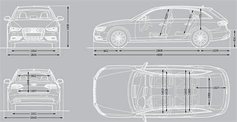 Audi A4 Dimensions 2015 Uk Exterior And Interior Sizes Carwow