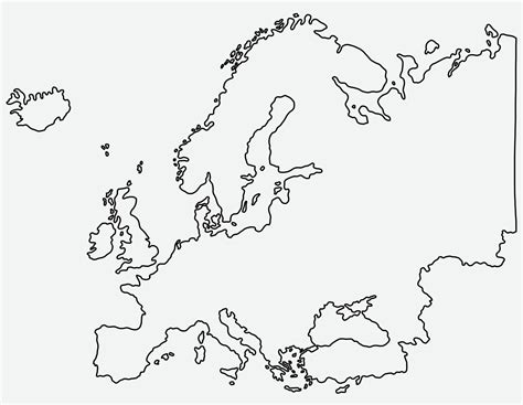 Dibujo A Mano Alzada Del Mapa De Europa Vector En Vecteezy