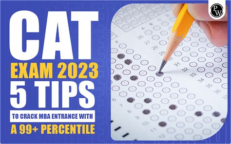 Cat 2023 5 Tips To Crack Mba Entrance With A 99 Percentile