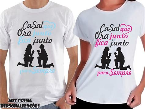 Camisas Camiseta Casal Conex O Perfeita Evang Lica Gospel Camisetas