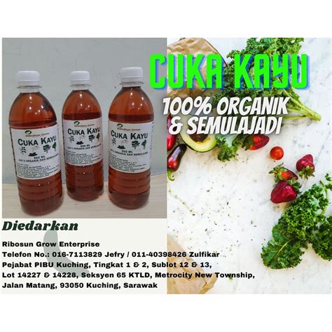 Cuka Kayu Wood Vinegar Shopee Malaysia