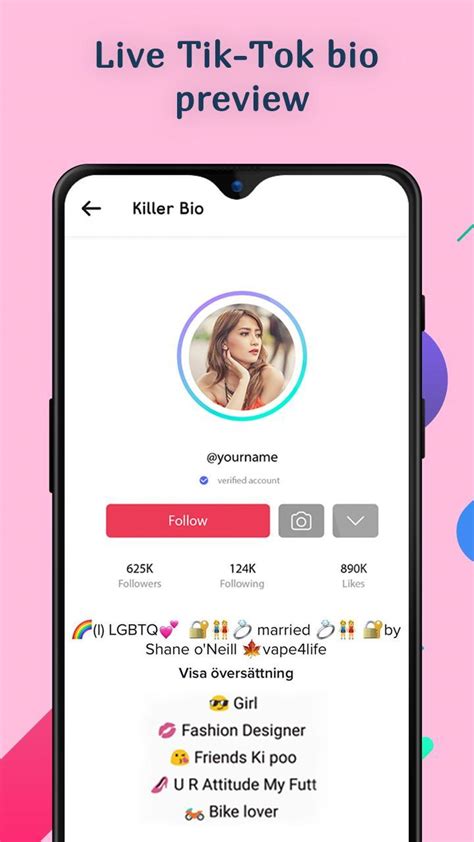 Killer Bio Ideas For Tik Tok Apk For Android Download