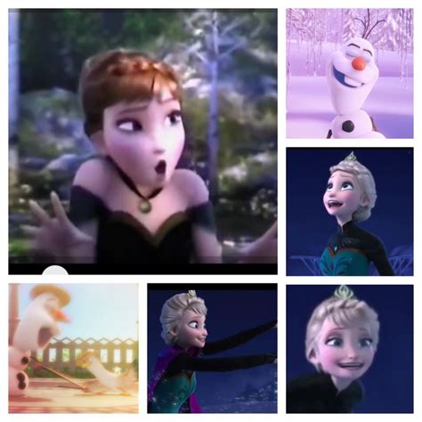 frozen character funny faces