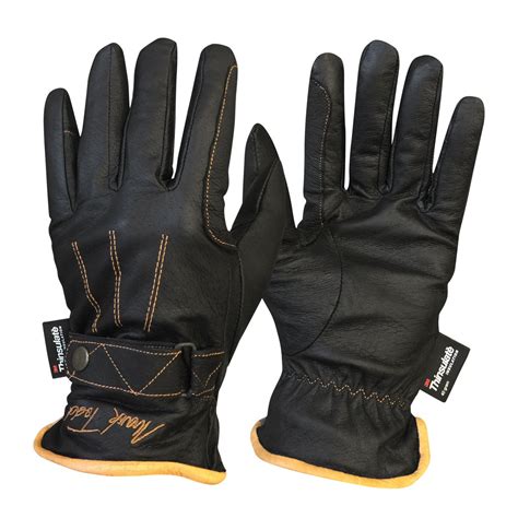 Mark Todd Winter Gloves With Thinsulate Black Wychanger Barton