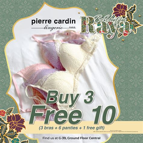 Pierre Cardin Lingerie Raya Promotion Berjaya Times Square Kuala Lumpur