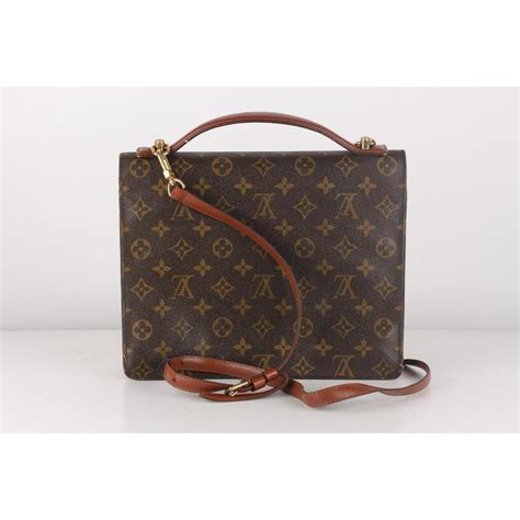 Louis Vuitton Vintage Monogram Canvas Monceau 28 Messenger Bag For Sale At 1stdibs