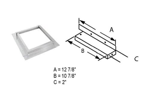 Duravent 46dva Cfks 4” X 6 5⁄8” Directvent Pro Counter Flashing Kit