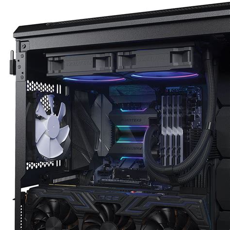 Phanteks Announces Black Glacier One 240 280 360MP Halo AIO CPU Coolers